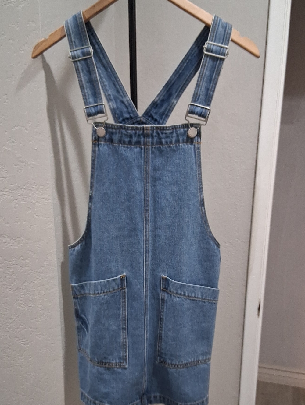 Forever 21 Light Blue Denim Overall Dress
